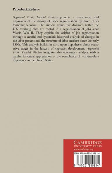 Segmented Work Divided Workers