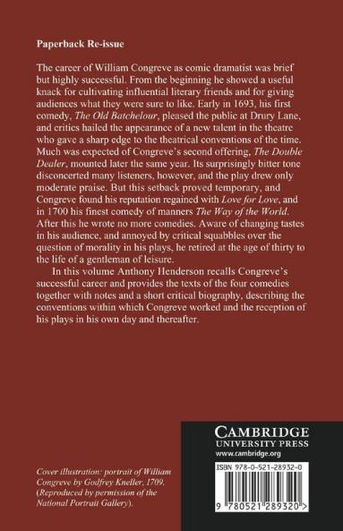 The Comedies of William Congreve