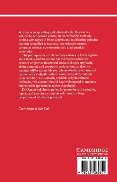Advanced Mathematical Methods