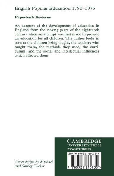 English Popular Education 1780 1975