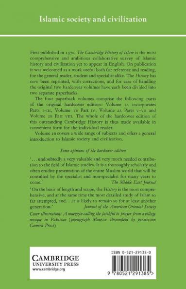 The Cambridge History of Islam
