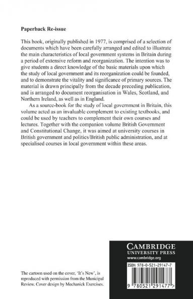 Documents on Contemporary British Government