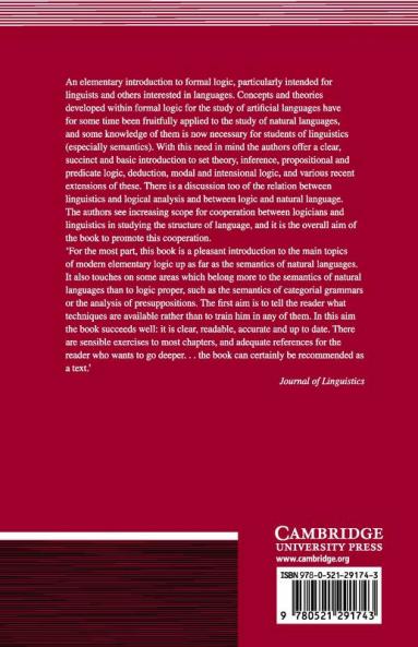 Logic in Linguistics