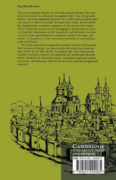 The Economy of Later Renaissance Europe 1460 1600