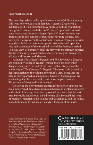 The Plays of Cyril Tourneur