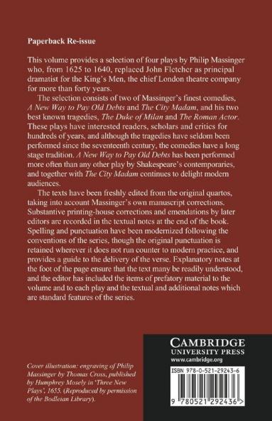 The Selected Plays of Philip Massinger