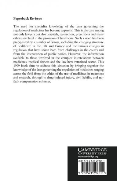 Medicines Medical Devices and the Law