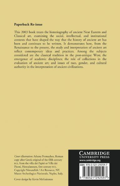 Ancient Art and Its Historiography