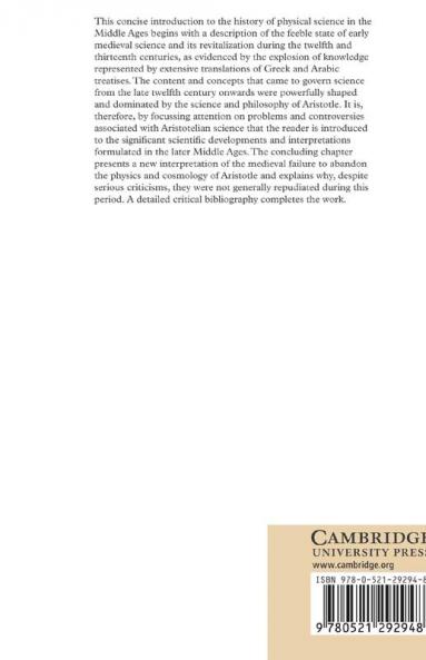 Physical Science in the Middle Ages