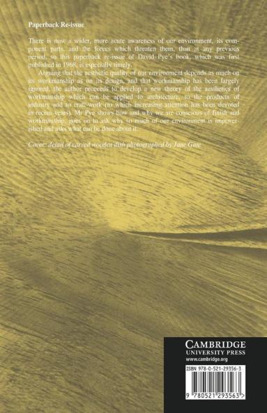 The Nature and Art of Workmanship