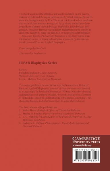 Biological Effects of Ultraviolet Radiation