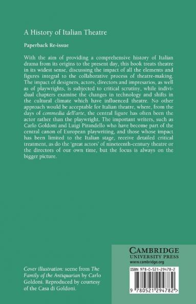 A History of Italian Theatre