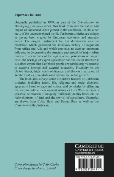 Urbanization and Urban Growth in the Caribbean