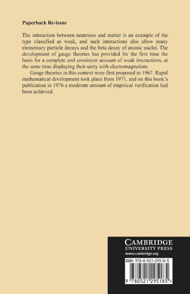 Gauge Theories of Weak Interactions