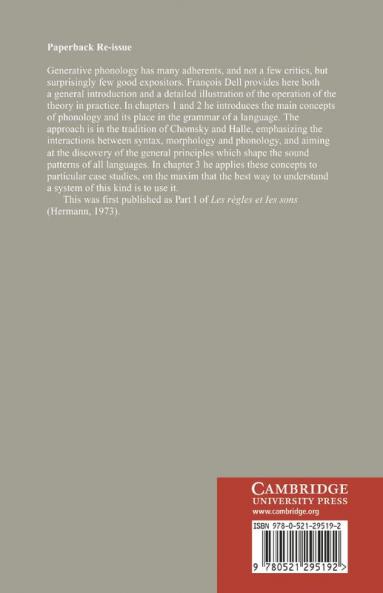 Generative Phonology and French Phonology