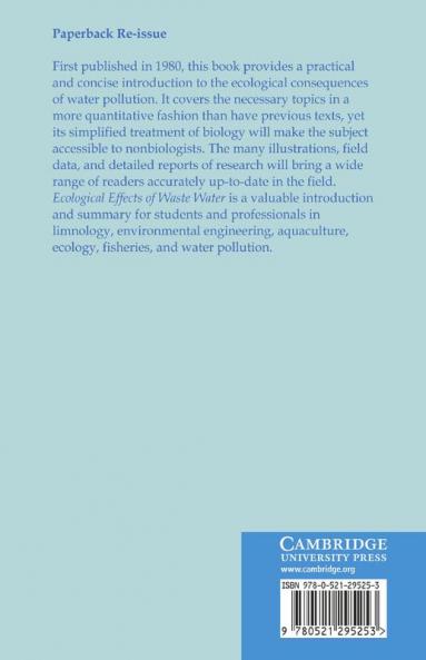 Ecological Effects of Waste Water