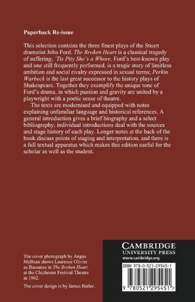 The Selected Plays of John Ford