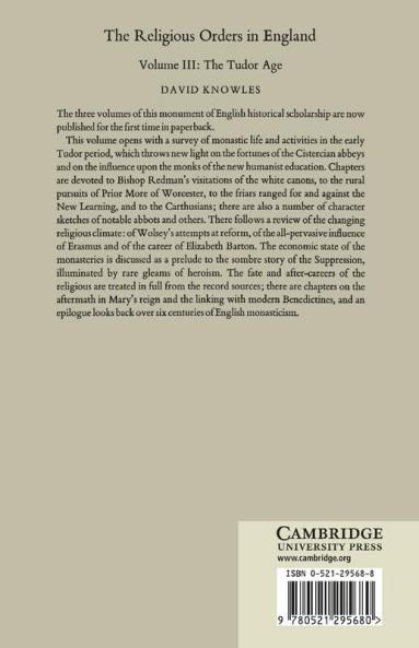 The Religious Orders in England