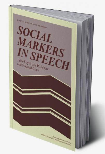 Social Markers in Speech