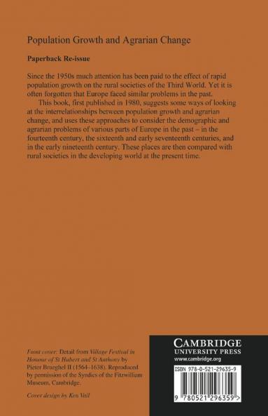 Population Growth and Agrarian Change