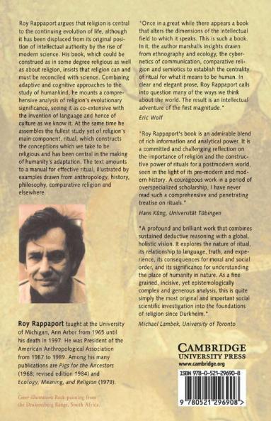 Ritual and Religion in the Making of Humanity
