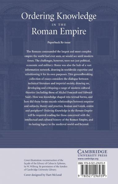 Ordering Knowledge in the Roman Empire