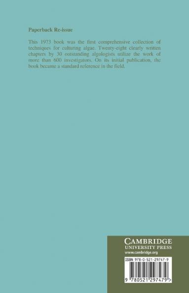 Handbook of Phycological Methods