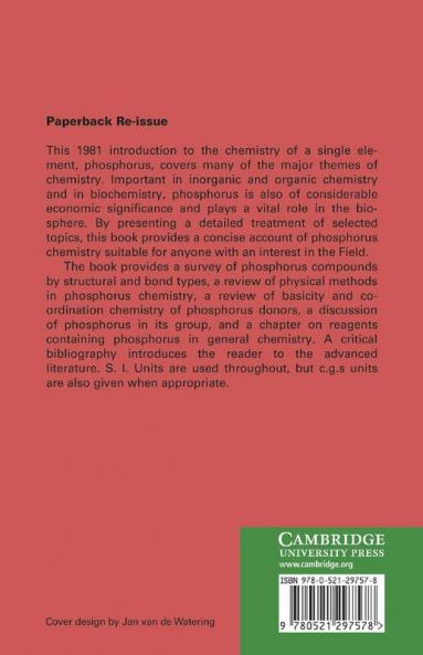 Introduction to Phosphorous Chemistry