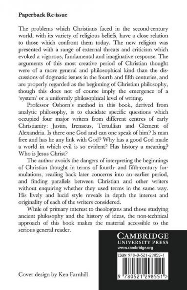The Beginning of Christian Philosophy