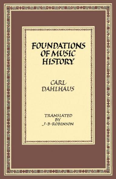 Foundations of Music History