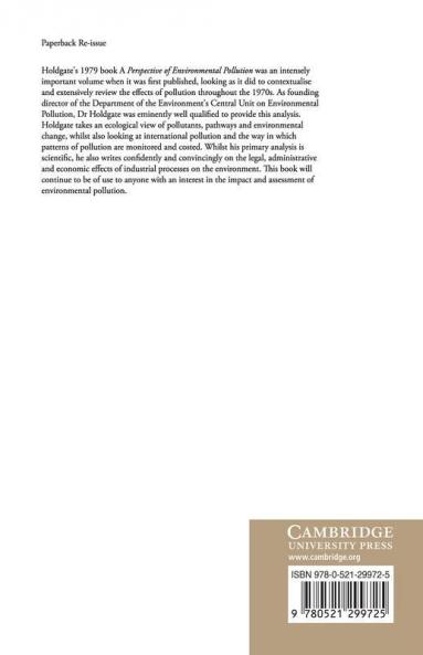 A Perspective of Environmental Pollution