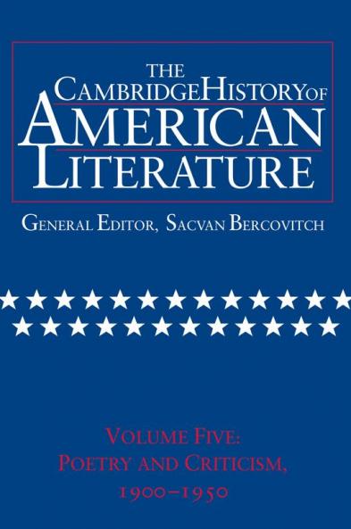 The Cambridge History of American Literature