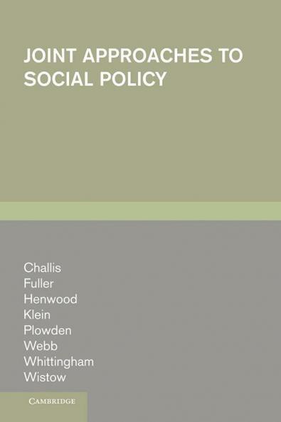 Joint Approaches to Social Pol