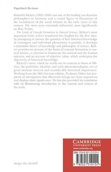 The Limits of Concept Formation in Natural Science