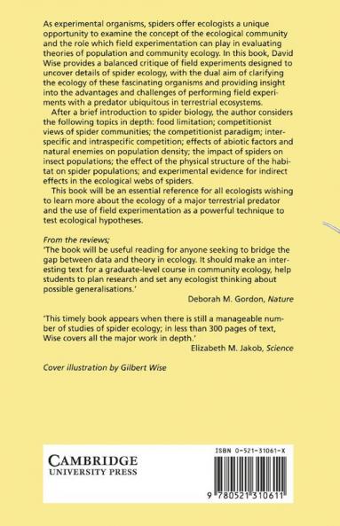 Spiders in Ecological Webs