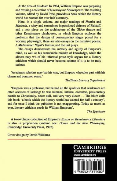 Essays on Shakespeare