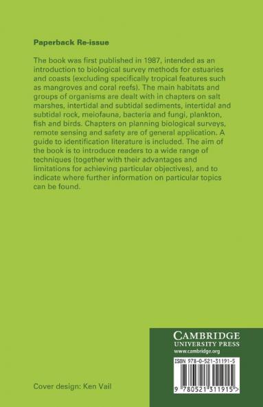 Biological Surveys of Estuaries and Coasts