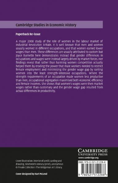 Gender Work and Wages in Industrial Revolution Britain