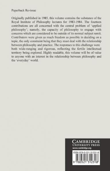 Philosophy and Practice