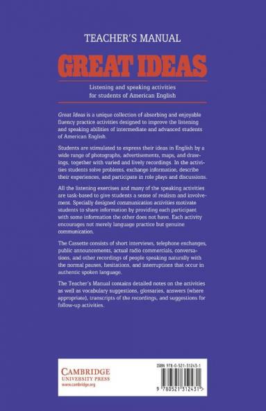 Great Ideas Teacher's Manual
