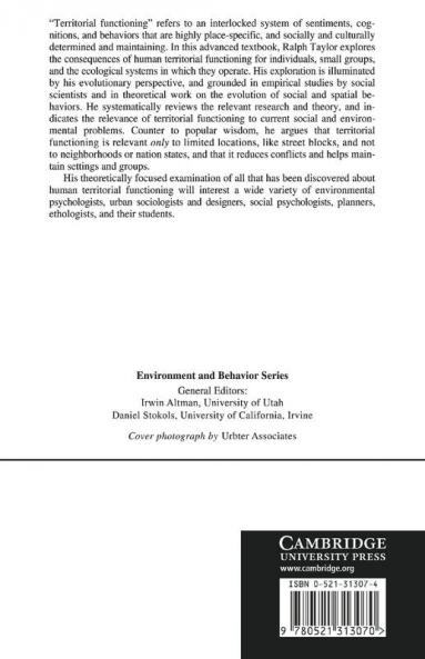 Human Territorial Functioning