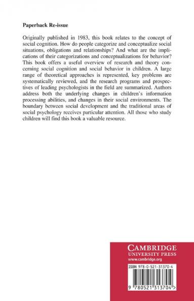 Social Cognition and Social Development