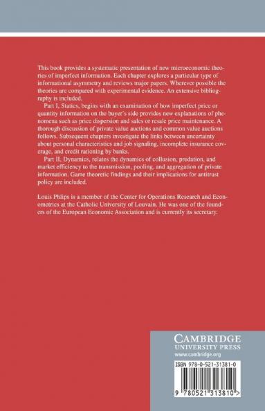 The Economics of Imperfect Information