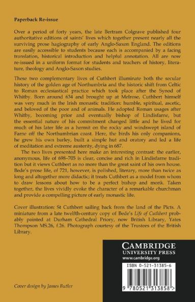Two Lives of Saint Cuthbert