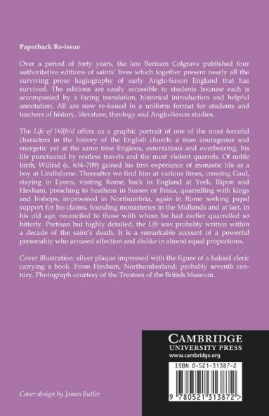 The Life of Bishop Wilfrid by Eddius Stephanus