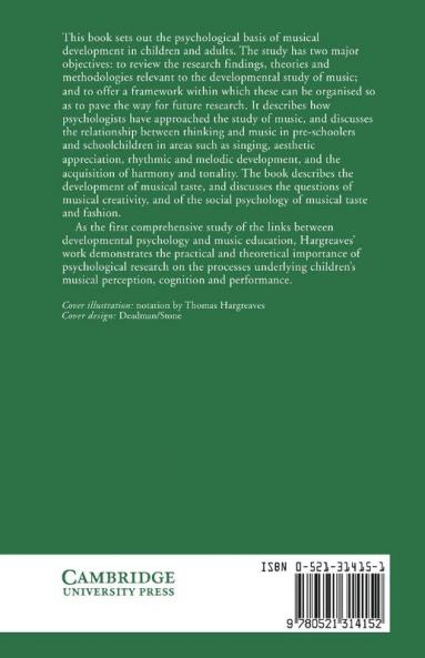 The Developmental Psychology of Music