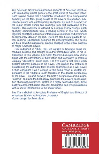 New Essays on the Red Badge of Courage