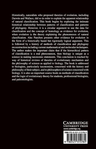 Classification Evolution and the Nature of Biology