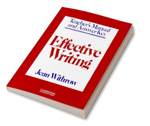 Effective Writing Teacher's Manual