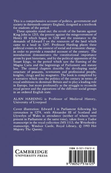 England in the Thirteenth Century